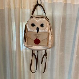 Cream and Brown Harry Potter Mini Backpack